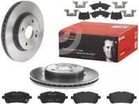 фото thumb №1, Brembo тормозные диски+ тормозные колодки перед mazda 2 de 258mm