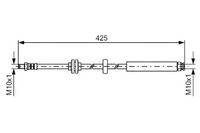 фото thumb №2, Шланг тормозной elast. alfa romeo 159 brera spid