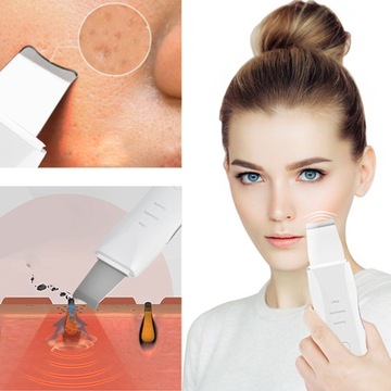 PEELING KAWITACYJNY BEZPRZEWODOWY KAWITACJA PILING TWARZY + NAKŁADKI AG207F