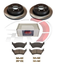 фото thumb №1, Ford f-150 2012-2020 гальмівні диски + гальмівні колодки гальмівні задня + пластини