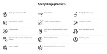 FRANKE VITAL S смеситель с фильтром, черный матовый/сталь