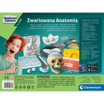 CRAZY ANATOMY Scientific Fun Клементони 50697 ЛАБОРАТОРИЯ