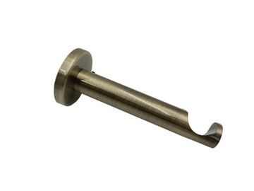 Карнизный кронштейн 19мм одинарный TECHNO ANTIQUE GOLD