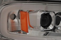 Фары dodge ram 02-06r led трубка  ходовие огни  хром Доставка, фото thumb