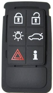 Купити Volvo s60 v60 v70 s80 xc60 ключ кнопки гумка, фото thumb