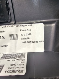фото thumb №7, Оббивка кришки задня audi a6 c7 avant 4g9867979n
