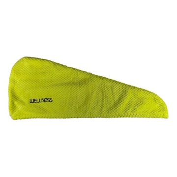 ZIELONY MIĘKKI TURBAN DO WŁOSÓW ZIELONY BARDZO CHŁONNY