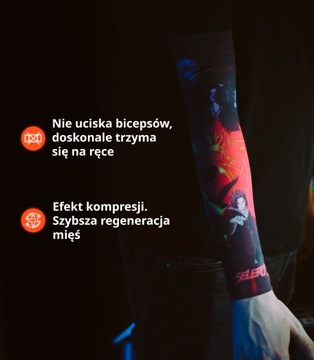 Компрессионные игровые перчатки Itachi Akatsuki Naruto Gaming Sleeve M