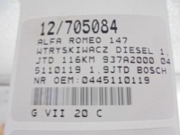 Alfa romeo 147 форсунка дизель 0445110119 1,9jtd Киев, фото thumb