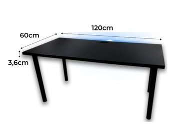 ИГРОВОЙ СТОЛ ЧЕРНЫЙ 120x60x36 СВЕТОДИОД ПРОИЗВОДИТЕЛЬ