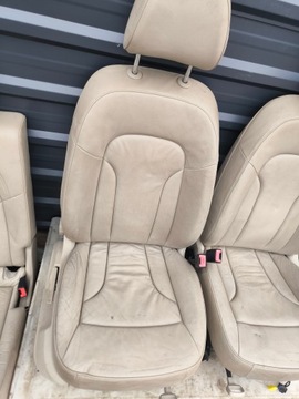 фото thumb №9, Сиденье сиденья audi q5 8r кожа 2008-2016 светлый комплект !!!