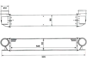 фото thumb №2, Nrf интеркулер 17512247359 22473634 2247359 70400