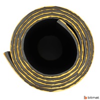 фото thumb №11, Килимок піна шумопоглинаюча капот 15mm 50x100cm olejoodporna покриття кришка