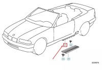 фото thumb №7, Bmw 3 cabrio e36 праве нижній панель оздоблювальний 51478172866 oem