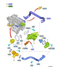 фото thumb №1, Корпус термостата 1.0 ecobst ford tourneo connect