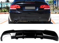 фото thumb №10, Bmw e92 e93 m набір 2007-2013 чорний блиск дифузор заднього бампера