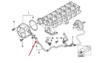 Bmw 5 e39 патрубок насоса вакууму труба 34331165832 1165832 2001 oem Ціна, фото thumb