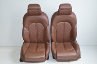 фото thumb №9, Audi a8 4h d4 комплект сидінь шкіра коричневий elekrtyka