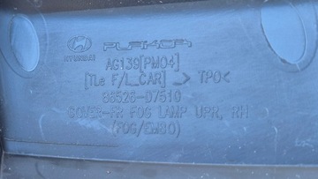 фото thumb №9, Решітка бампера перед галоген права hyundai tucson iii рестайлінг оригінальний номер 86526-d7510