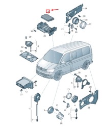 фото thumb №1, Vw transporter vi t6 sound система усилитель 3aa035466bz04