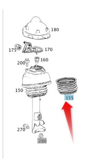 фото thumb №6, Захист амортизатора airmatic mercedes e cls перед