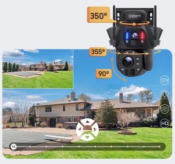 FOTOPUŁAPKA GSM SOLAR ZOOM OPTYCZNY x36 8MP DWA OBIEKTYWY BERING GUARD