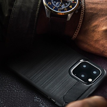 Чехол CARBON для MOTOROLA Moto G9 PLAY/E7 PLUS черный