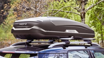 Бокс HAPRO Trivor 640 на крышу, черный глянцевый