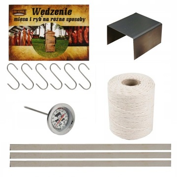WĘDZARNIA METALOWA DOMOWA OGRODOWA 50CM Z DRZWIAMI KOMIN PALENISKO ZESTAW