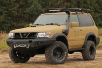Бампер передний стальной nissan patrol y61 1997-2004 more 4x4 Киев, фото thumb
