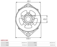 фото thumb №3, Корпус генератора abr5158s as-pl