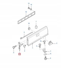 фото thumb №7, Замок левый крышки задняя ford ranger 98-03