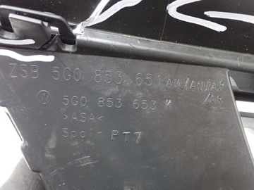 фото thumb №15, Решётка радиатора решётка радиатора решётка бампера 5g0853651 оригинал vw golf 7 vii gti 15r