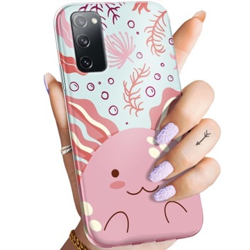 ETUI DO SAMSUNG GALAXY S20 FE / 5G WZORY AXOLOTL AKSOLOTL Z AKSOLOTLEM CASE
