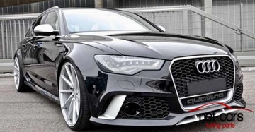 фото thumb №13, Бампер дифузор audi a6 c7 4g 11-15r зразок rs6 s6 решітка радіатора чорний блиск