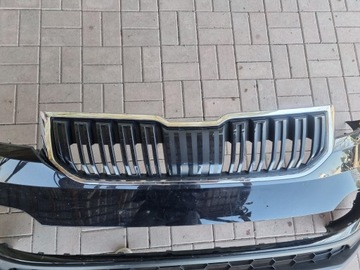 фото thumb №10, Skoda karoq 57a бампер решітка радіатора перед