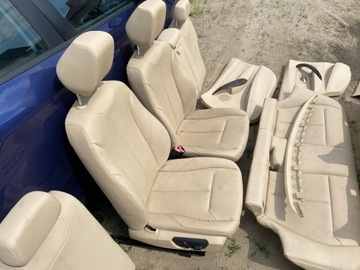 фото thumb №6, Bmw f30 сидіння електричний. комплект сидіння диван світла шкіра обшивки оббивка