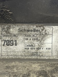 фото thumb №16, Audi a6 c7 молдинг накладка порога пороговая правая цвет lx5r s-line