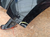 фото thumb №9, Nissan navara d40 iii 2005- крыло левый перед оригинальный zdrowy