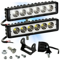 фото thumb №1, Лампа робоча led 18w 12v 24v панель протитуманна фара прямокутник 2szt.