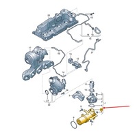 фото thumb №11, Audi a4 b8 exhaust recuperation кулер 04l131513b