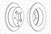 фото thumb №3, Гальмівні диски гальмівні колодки задня ferodo kia sportage ii