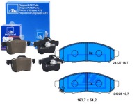 фото thumb №1, Тормозные колодки тормозные nissan перед navara pathfinder 2,