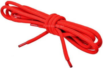 G12-57 CZERWONE SPORTOWE OKRĄGŁE SZNURÓWKI 200 cm