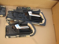 фото thumb №3, +e1 mercedes w202 хром ручка внутрішня двері kpl 4szt + захист чорні