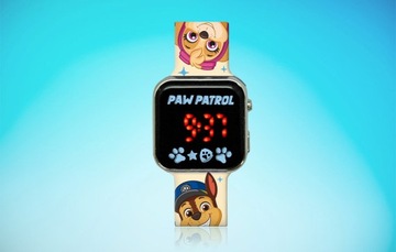 ДЕТСКИЕ ЛИЦЕНЗИОННЫЕ ЧАСЫ СО СВЕТОДИОДНЫМ ДИСПЛЕЕМ PAW PATROL КАЛЕНДАРЬ БУДИЛЬНИКА