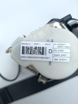 фото thumb №7, Pas безопасности maserati gran туризмо 2011 з спереди po правой 34041001c