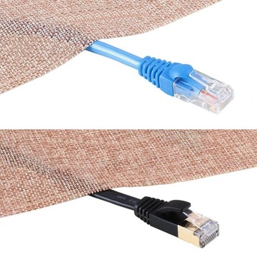ПАТЧКОРД LAN ETHERNET ИНТЕРНЕТ-КАБЕЛЬ RJ45 ПЛОСКИЙ SFTP CAT7 3M