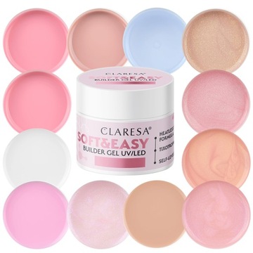 Claresa SOFT&EASY гель для наращивания ногтей 12г