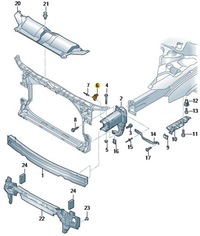 фото thumb №11, Поддержка крепление лампы передний audi a6 4g / a7